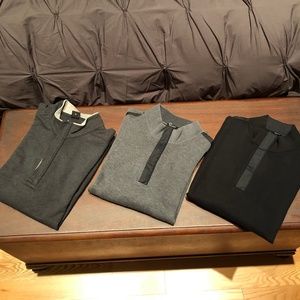 Hugo Boss Zip Neck Sweaters
